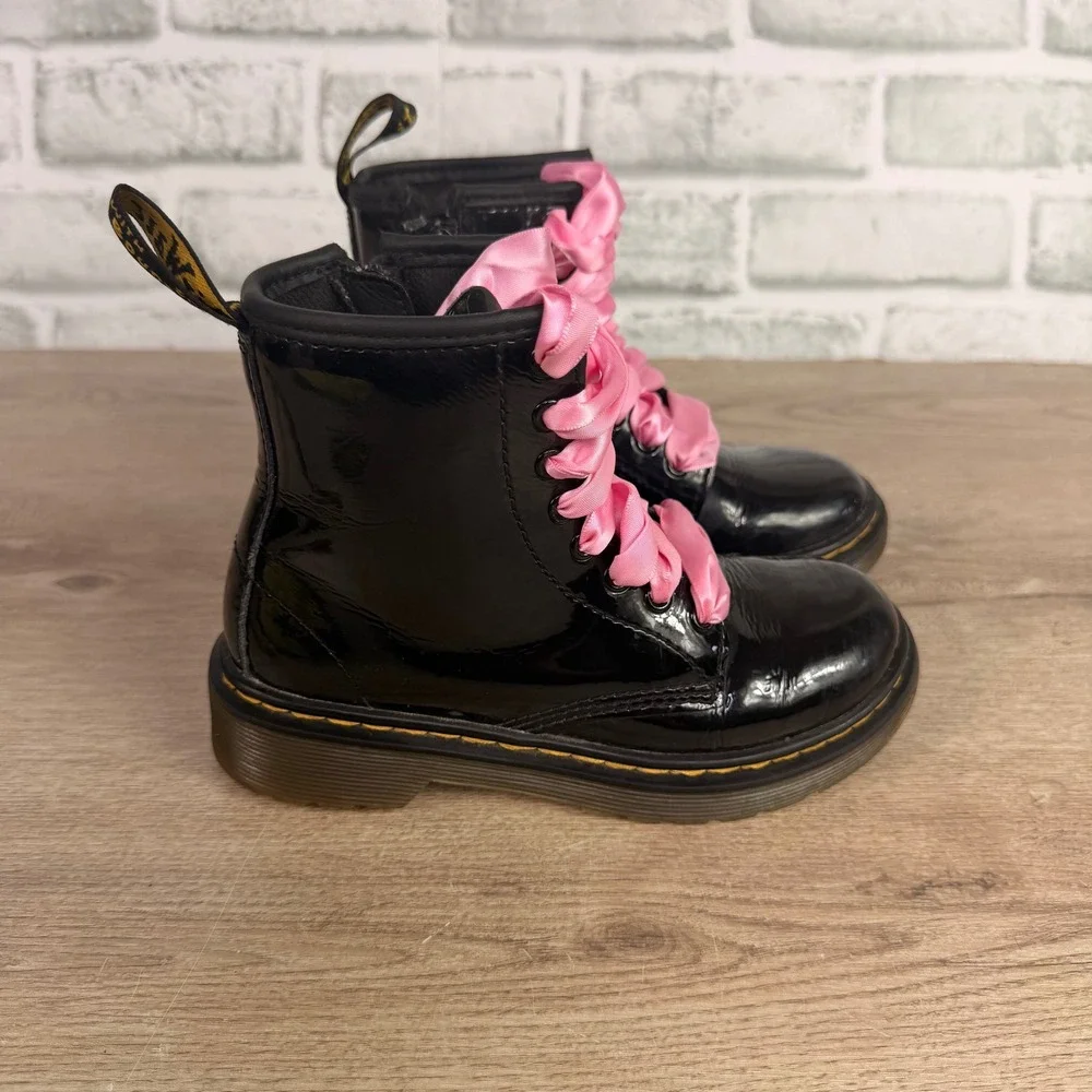Dr. Martens 1460 Ribbon Lace Boots Girls 12